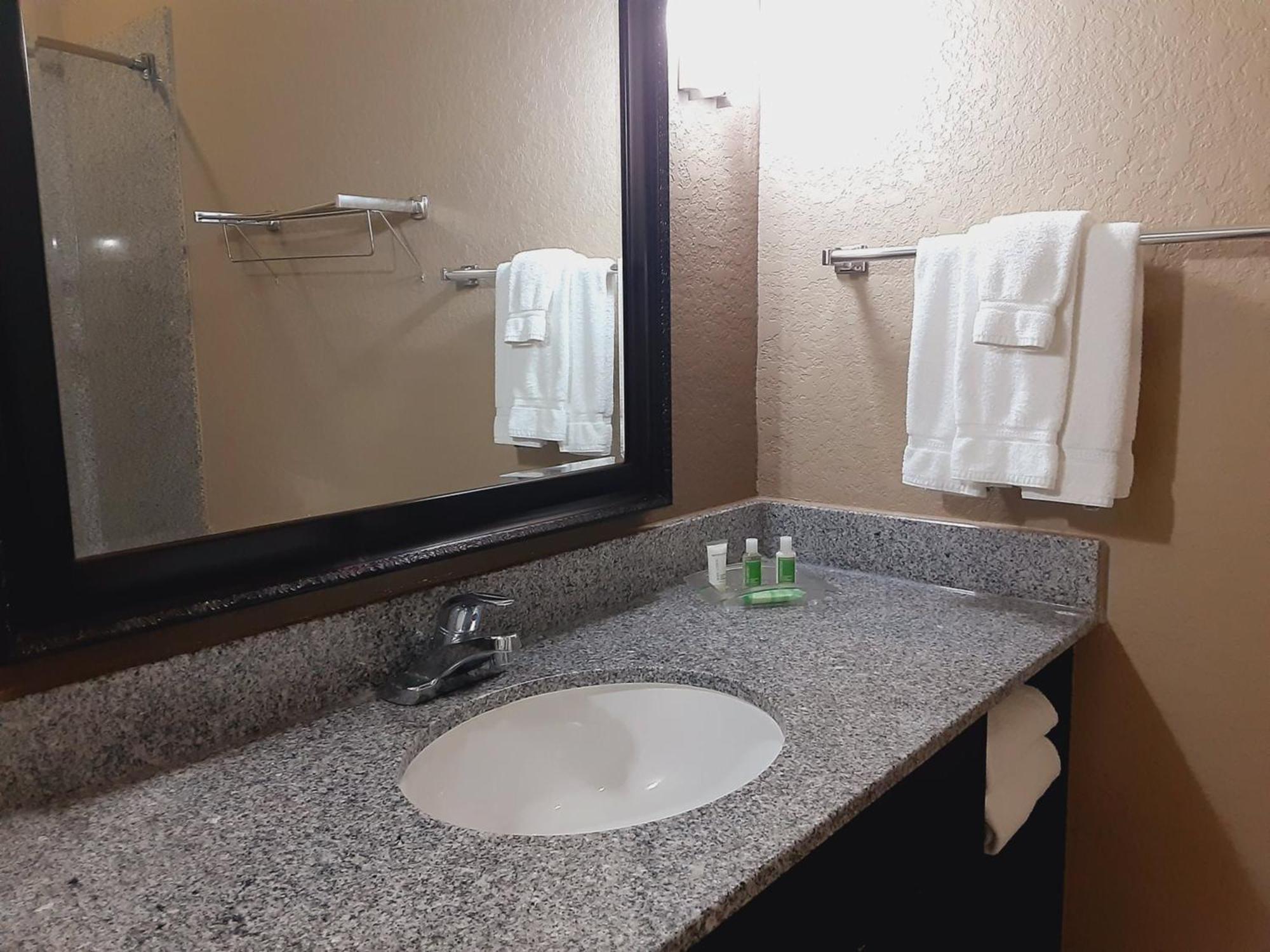 King Room - Hearing Accessible - Roll-in Shower